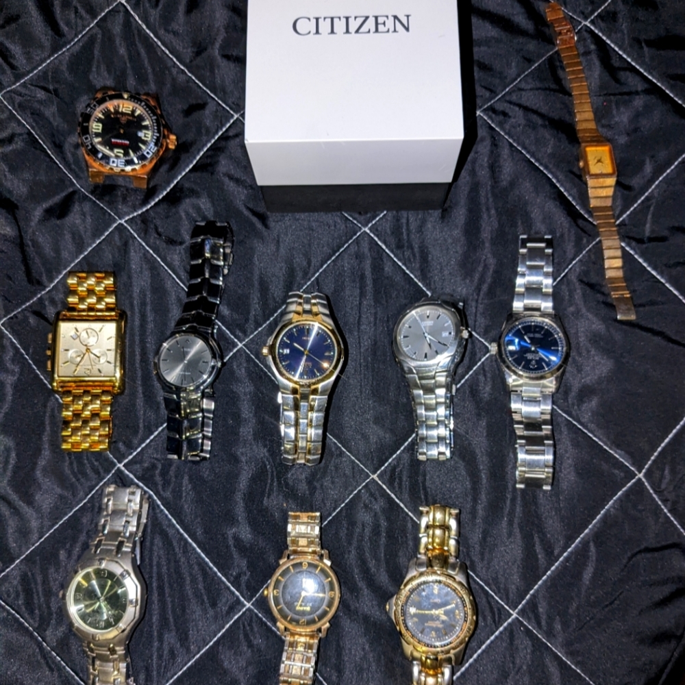 Inherited watch collection citizen Bulova Michael kors Jules jergensen Oscar rol